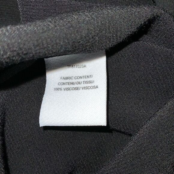 DEREK LAM 10 CROSBY Black Blouse size 4 - Picture 9 of 10